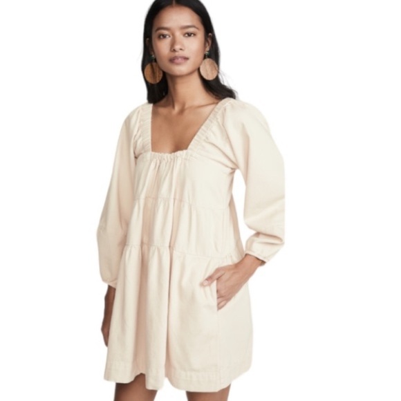 NWT Free People Lou babydoll dress with pockets - Picture 14 of 14